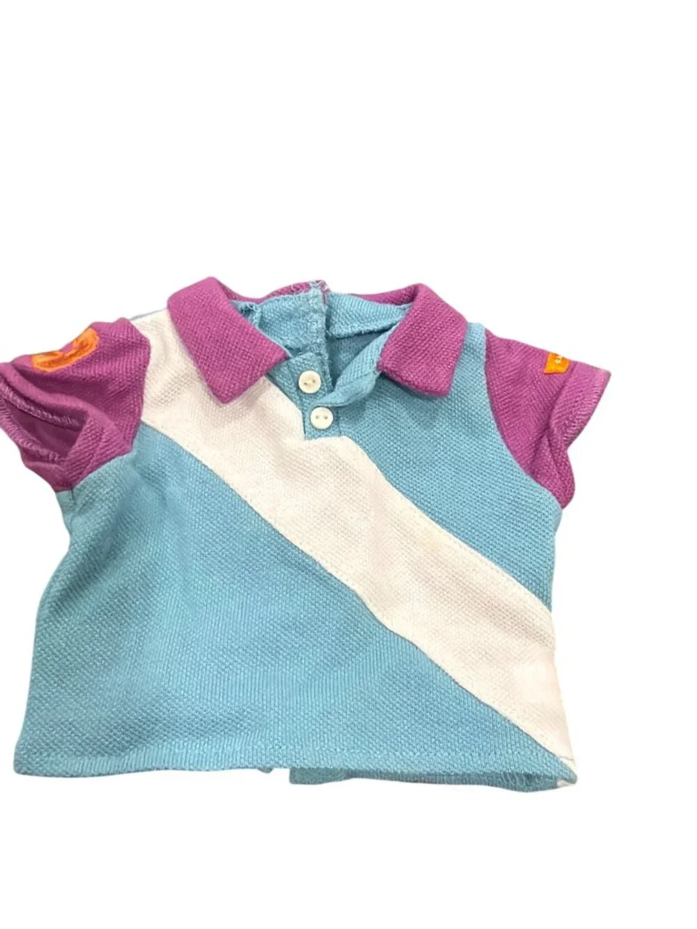 American Girl Doll Sport RidingOutfit Polo Shirt & White Pants With Belt Set